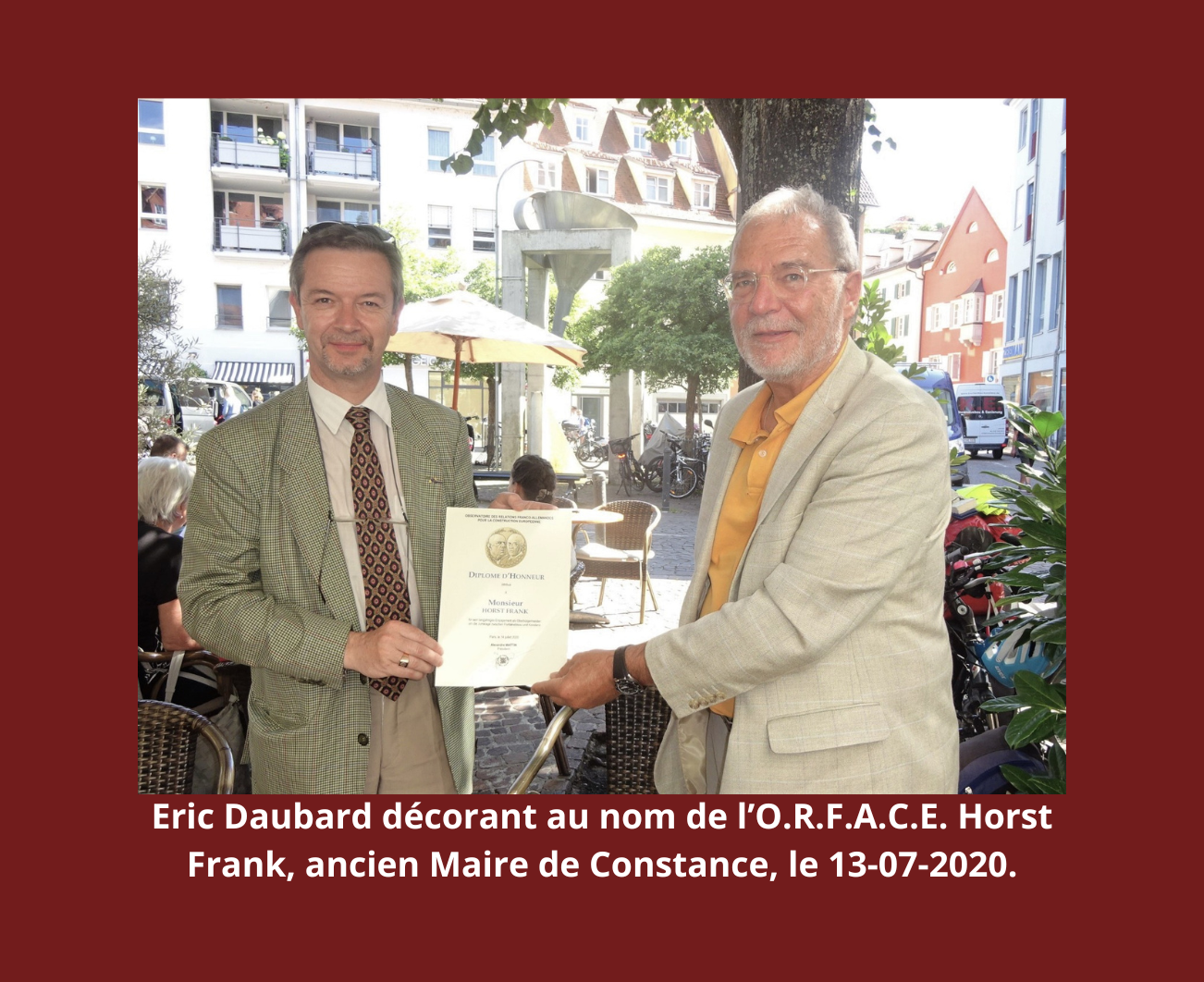 Eric Daubard et Horst Frank