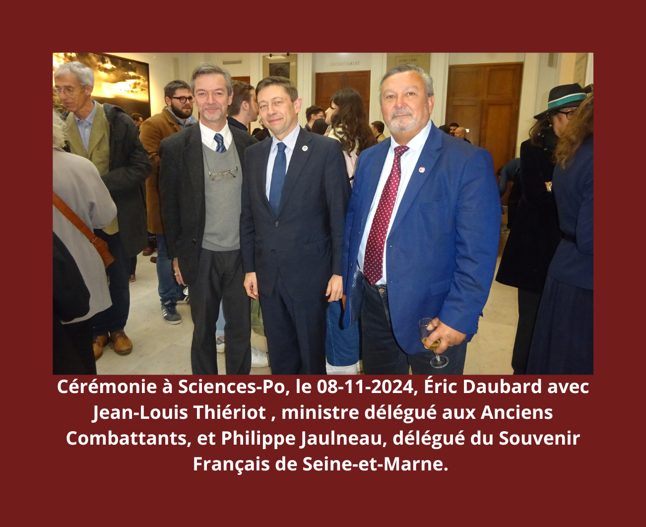 Eric DAUBARD, Jean-Louis Thiériot à Science-Po Paris