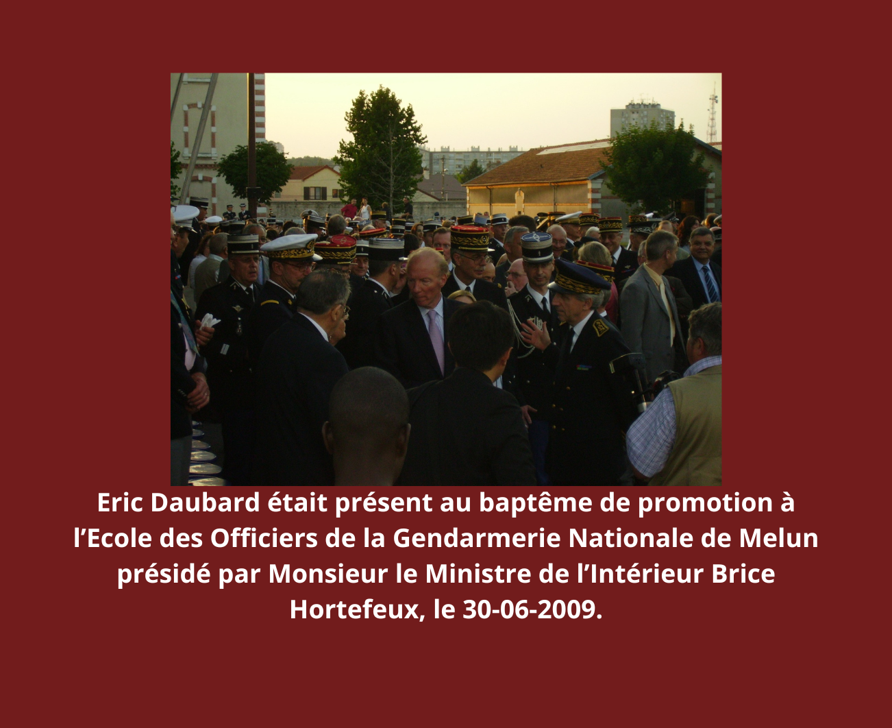 Brice Hortefeux et Eric Daubard