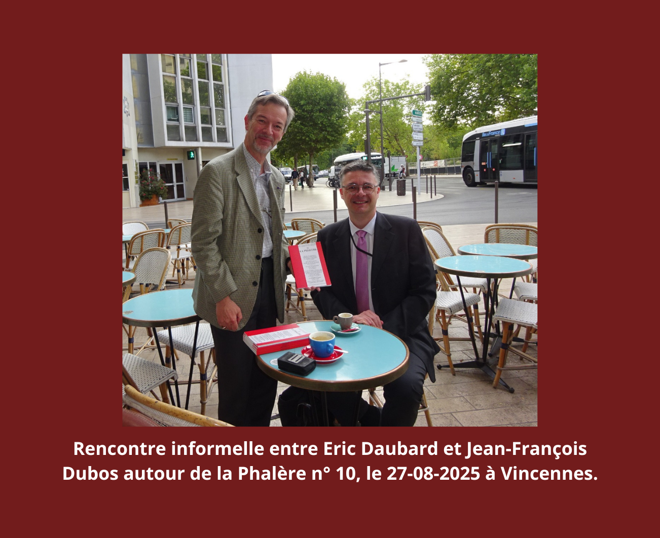 #ericdaubard #jeanfrançoisdubos #phalère