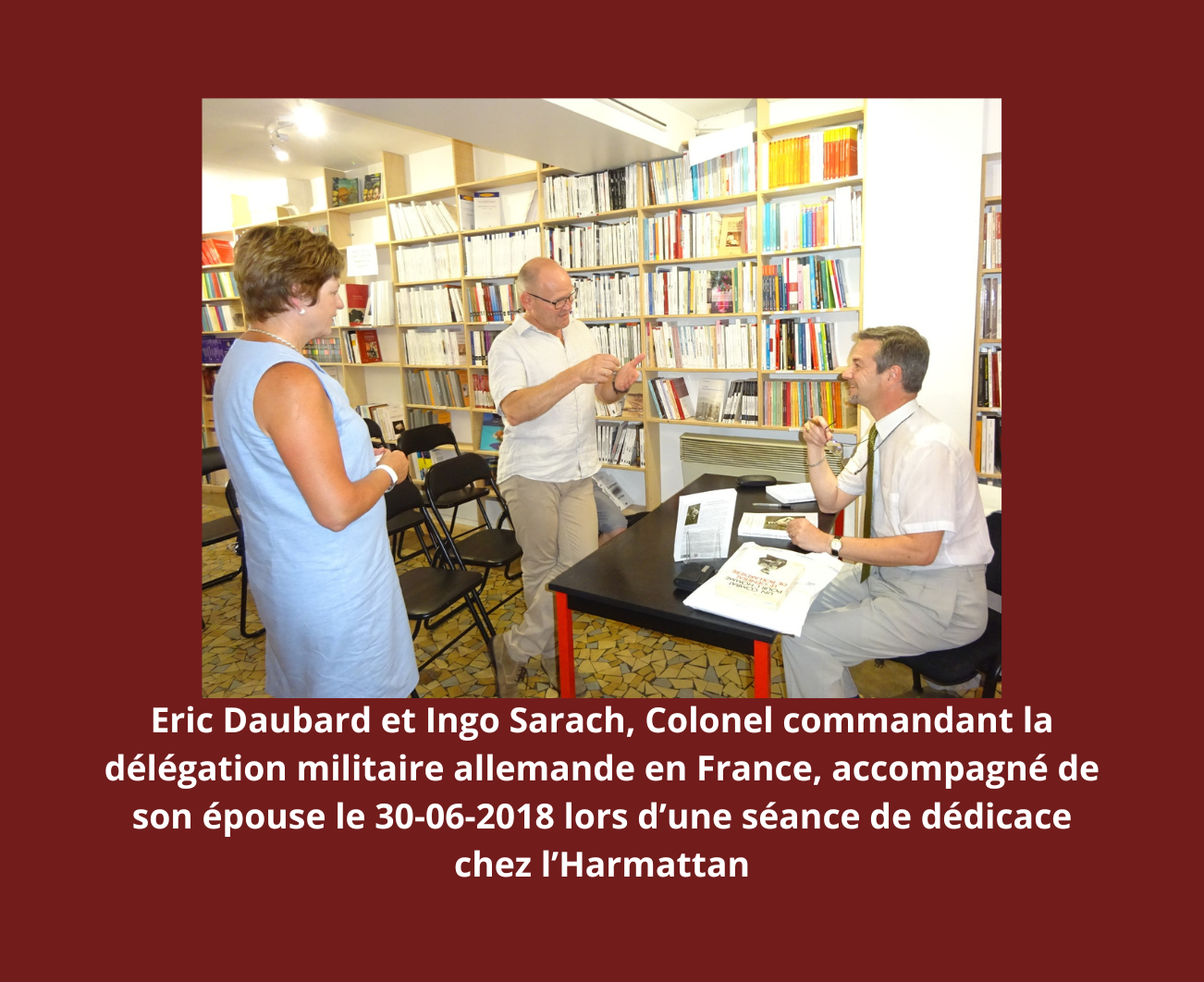 Eric Daubard, Ingo Sarach, l'Harmattan