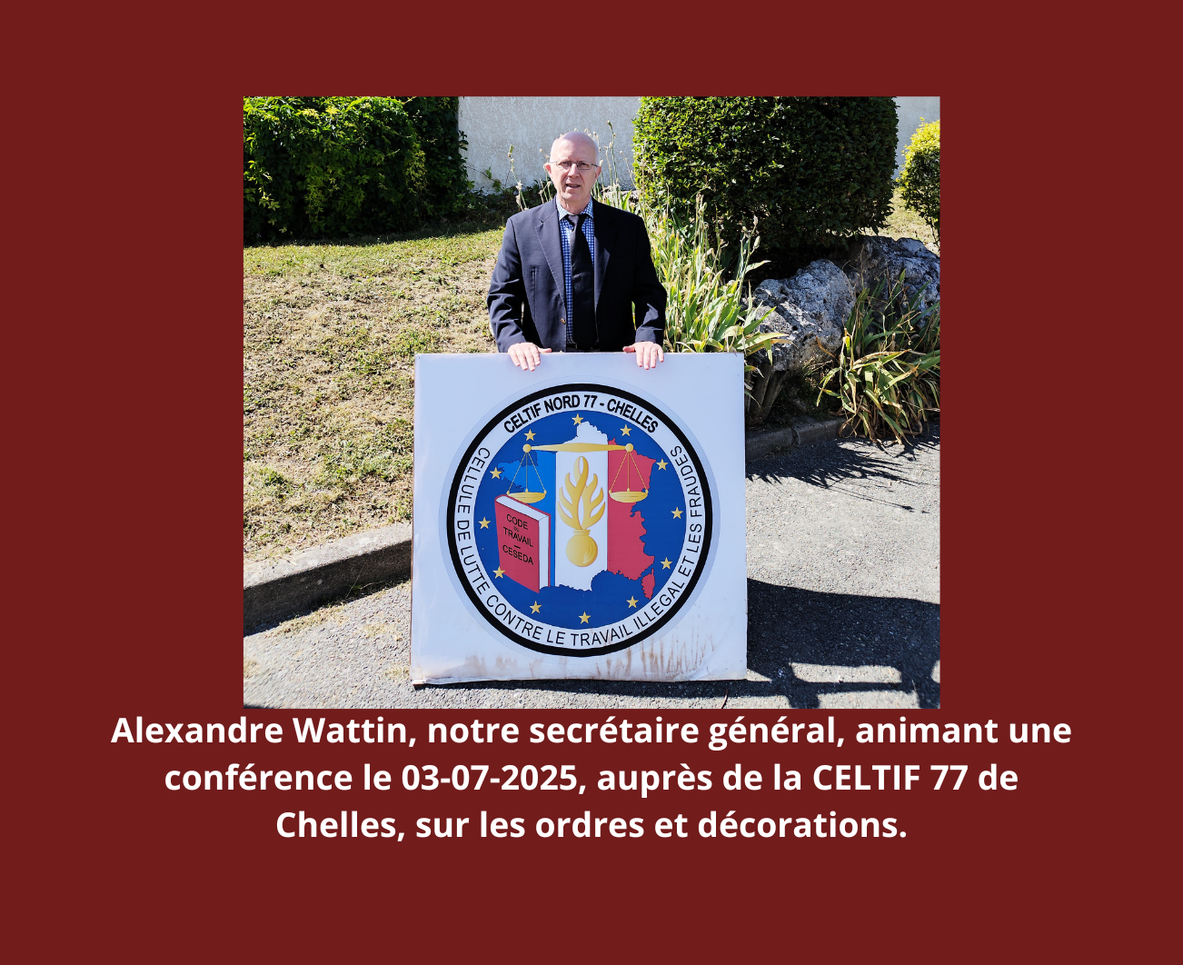 Alexandre Wattin, gendarmerie, CELTIF 77