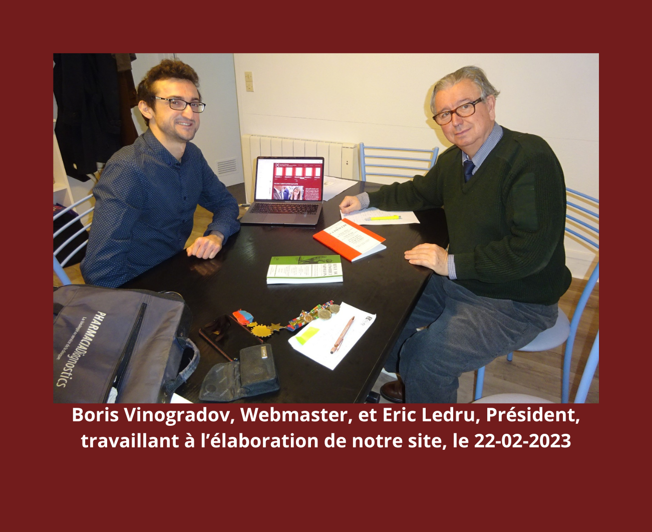 Boris Vinogradov, Eric Ledru, site de la S.H.O.D.