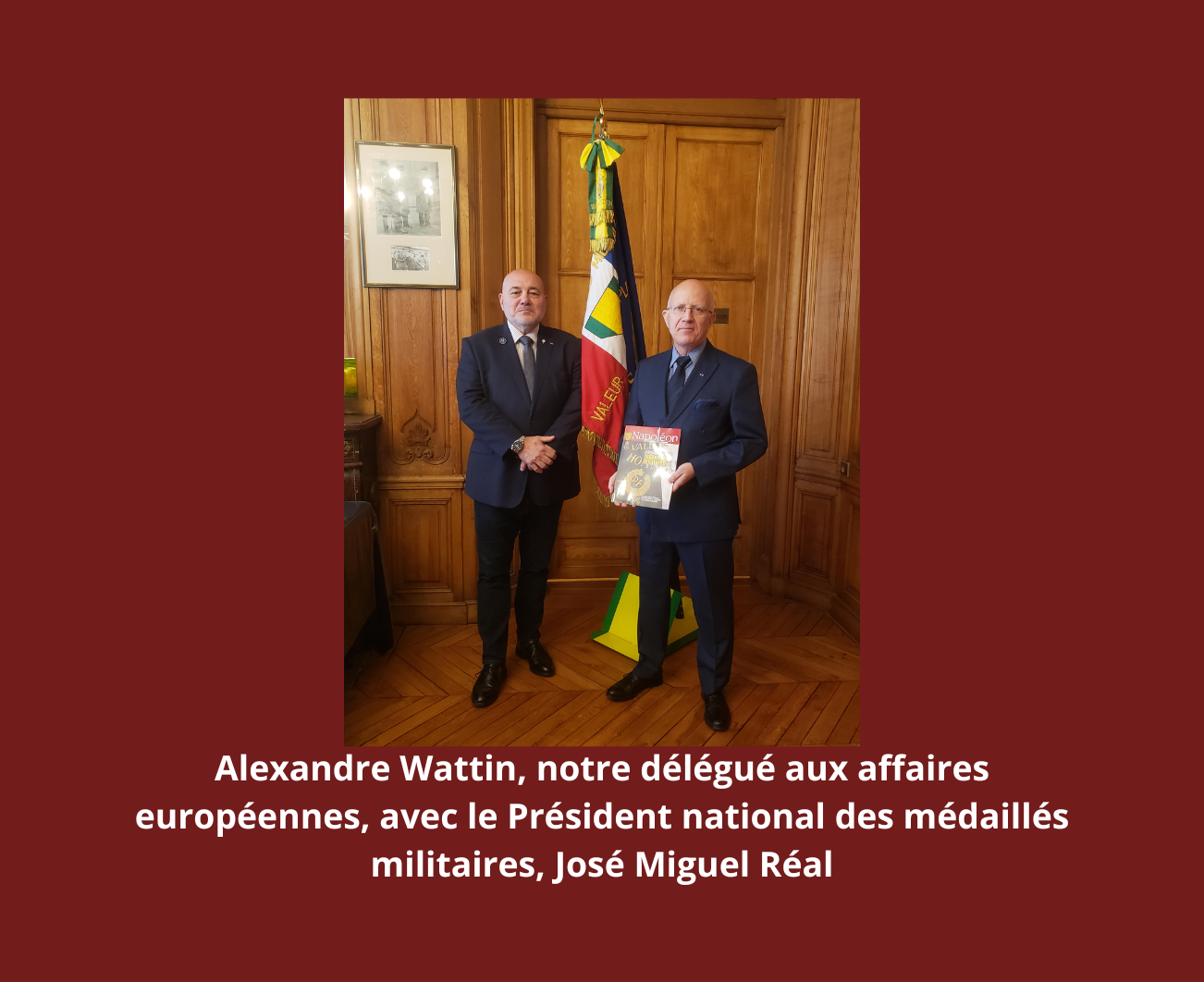 Alexandre Wattin, Médaille Militaire, José Miguel Réal