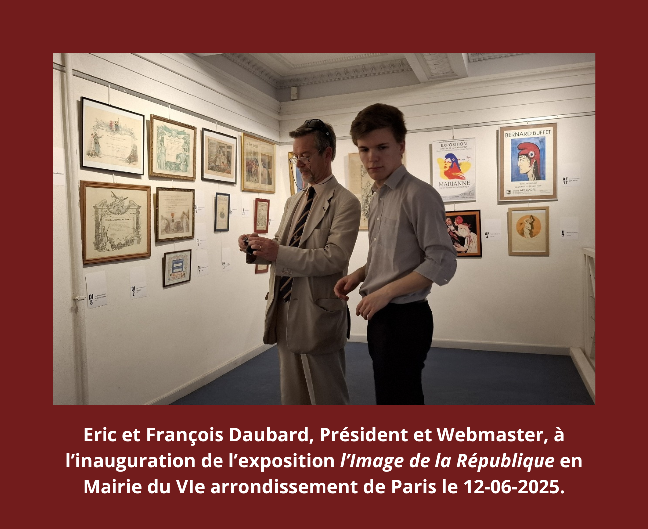 François Daubard, Eric Daubard, République